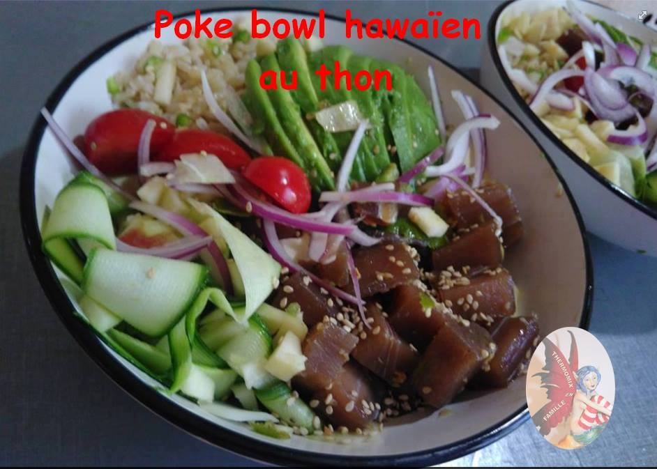 Poke bowl hawaien au thon