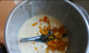 oranges confites dans la crème pâtissière au thermomix