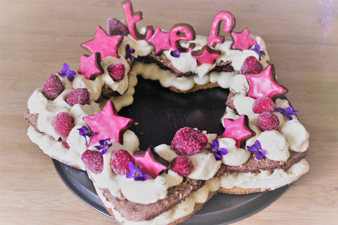 letter cake et number cake star cake thermomix
